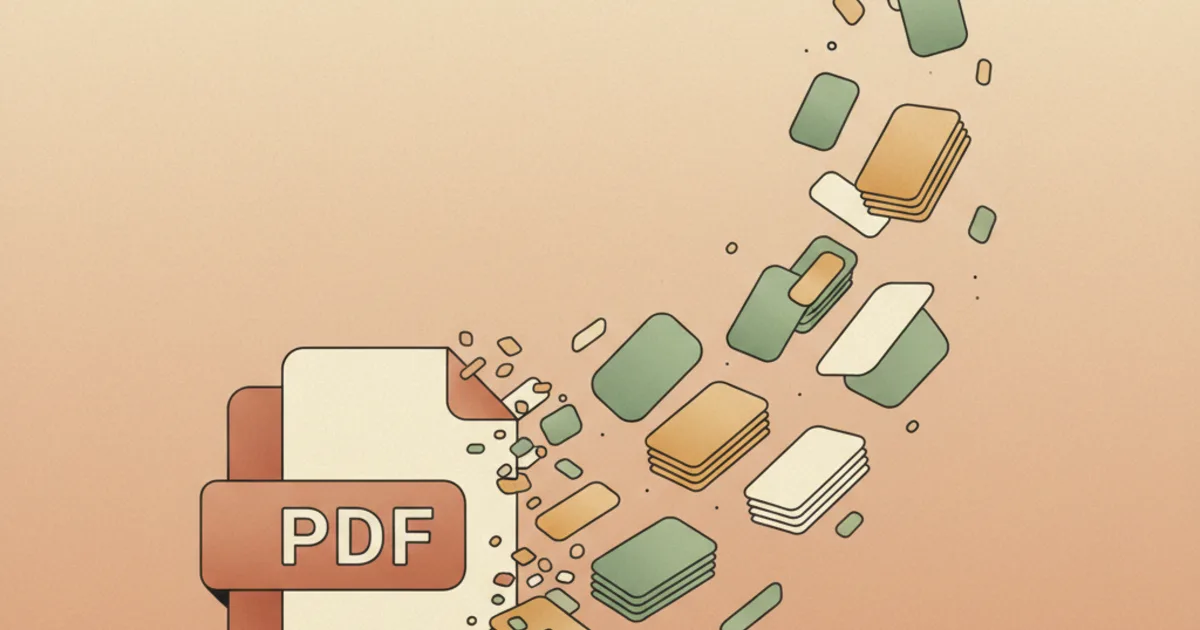 How to Turn a PDF into Flashcards Without Wasting Your Night
