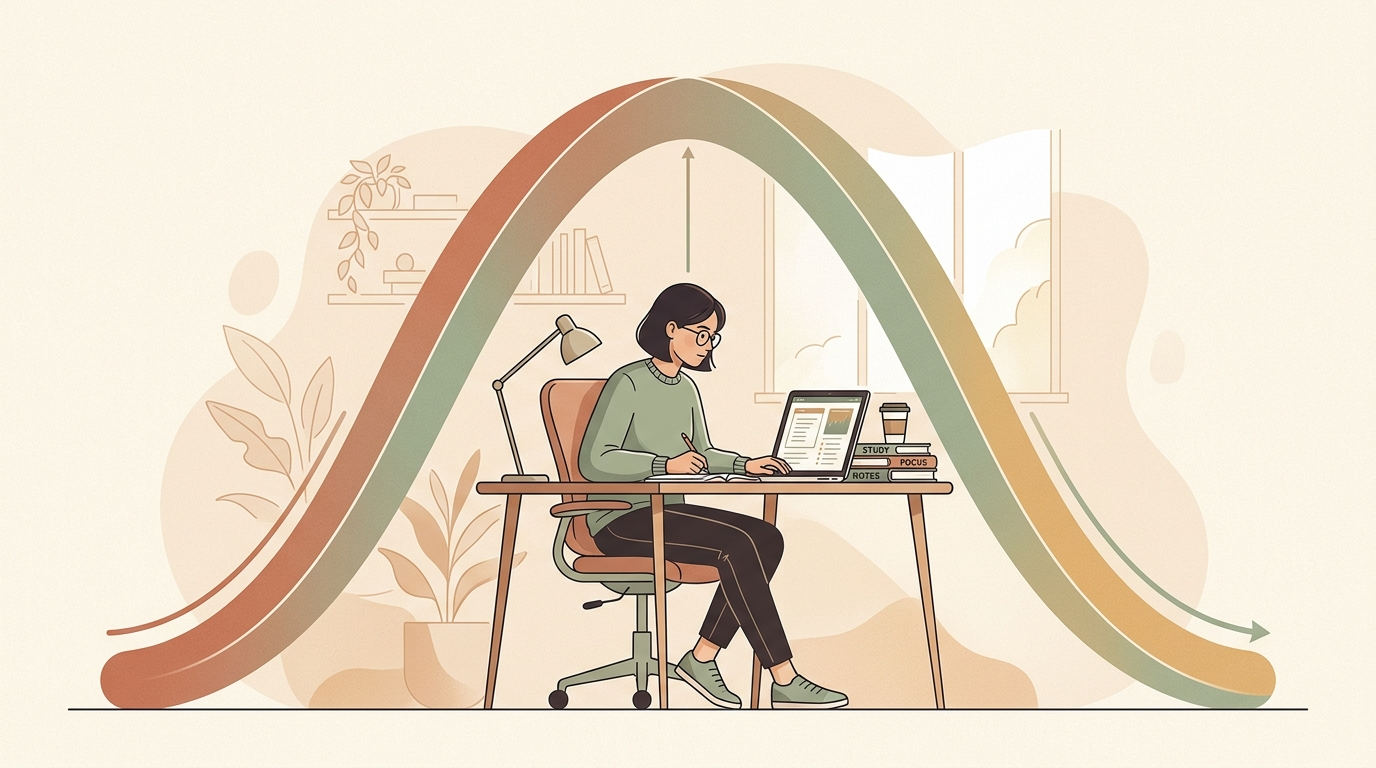 Yerkes-Dodson Law: Why Moderate Stress Makes You Smarter and Panic Makes You Stupider